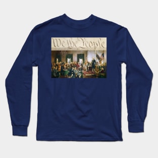 We The People (Back Print) Long Sleeve T-Shirt